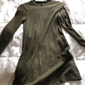 Top shop sweater dress (deep green)
